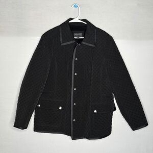 Braetan Quilted Button Jacket Women's Size 2x Black
